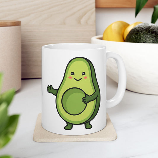 Avocado Without Pit Coffee Mug | Cute Matching Couple Set (11oz)